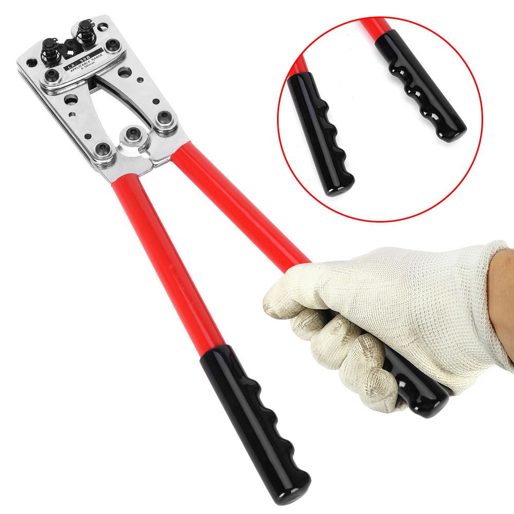 6 50 mm² Anderson Plug Crimp Crimping Tool Battery Cable Lug Hex