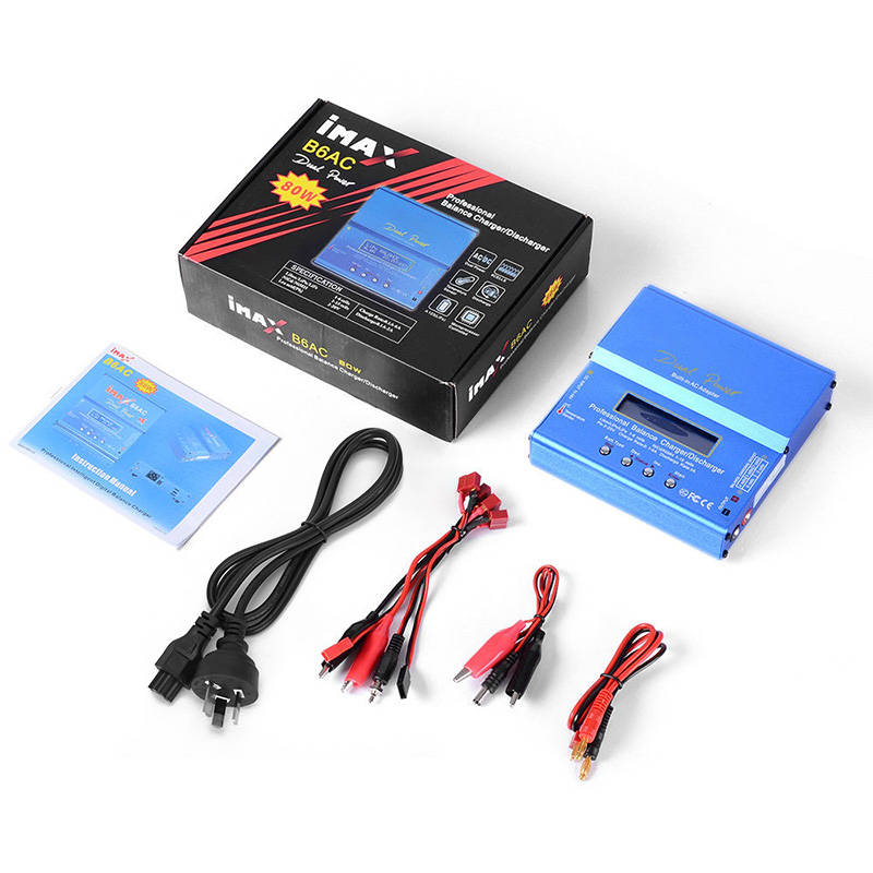 iMax B6AC 80W RC Lipo NiMh Digital Battery Balance Charger Discharger