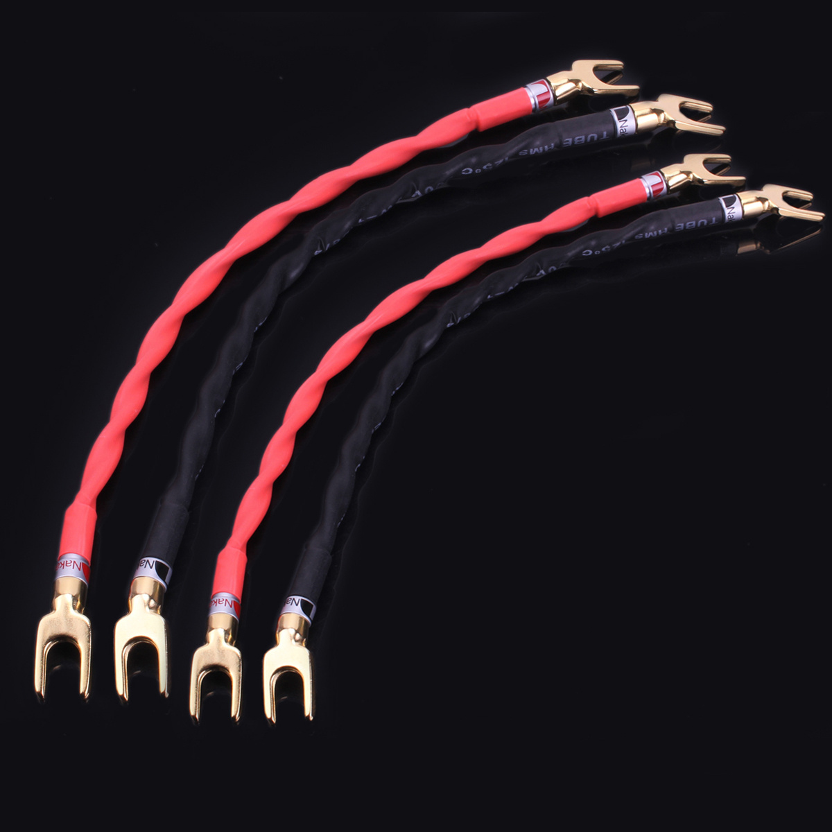4Pcs Hiend Audio Spade/Spade Gold Speaker Jumper Bridge Wires Cables BiWire eBay