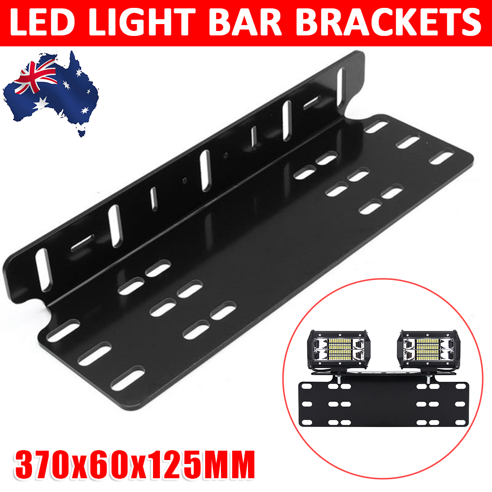 Number Plate Holder Mount Bracket Car Led Driving Light Bar Spot